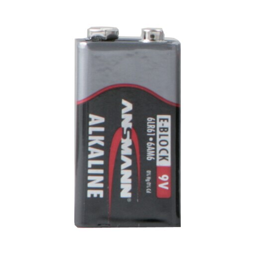 Alkali-Mangan-Batterien, E-Block-Batterien, 9-V-Block